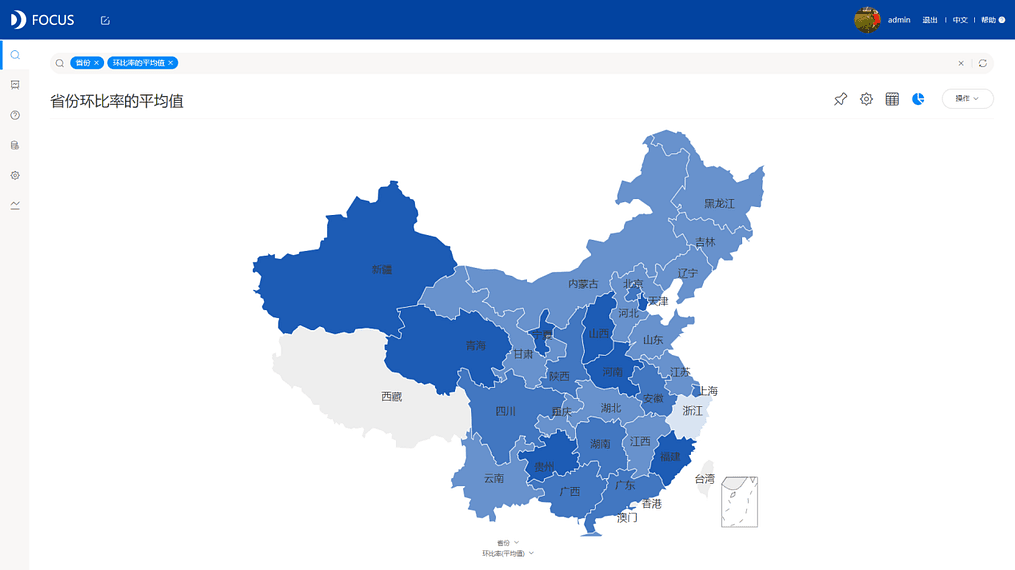 《DataFocus商业分析指南》 图12-3-1 全国环比分析`