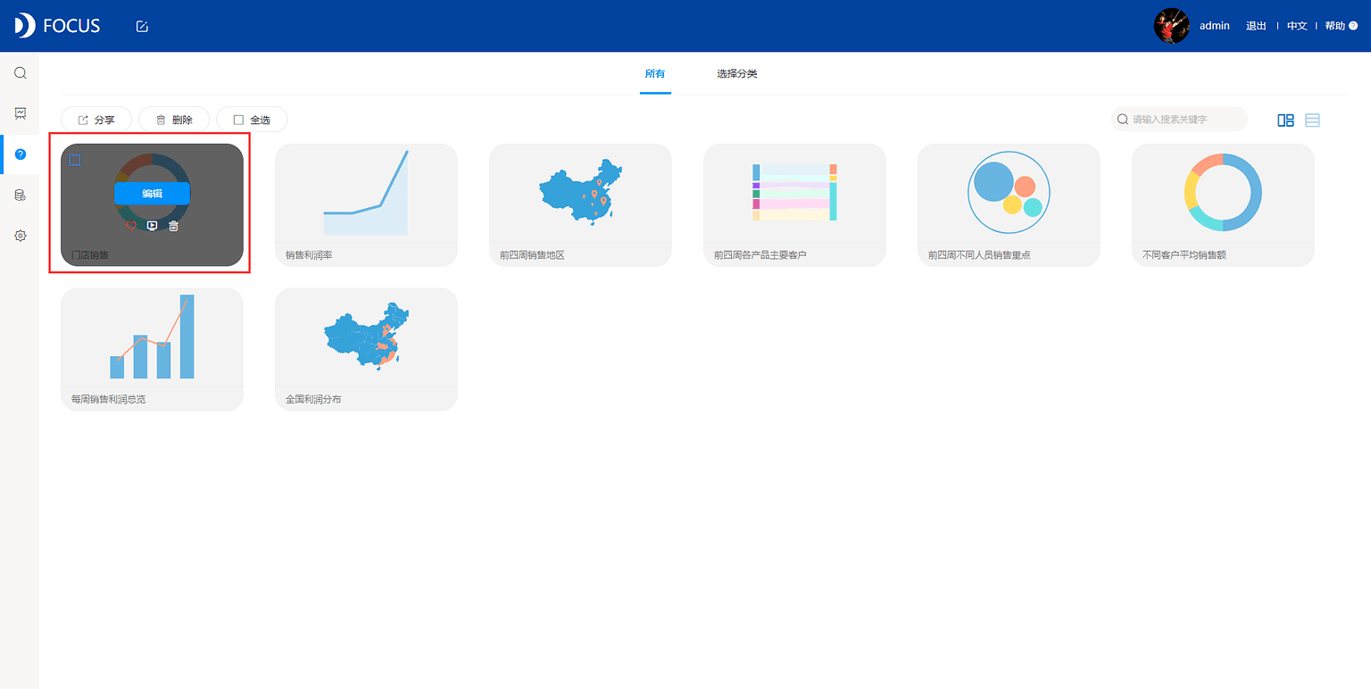 DataFocus从入门到精通 图5-5-2
重新编辑