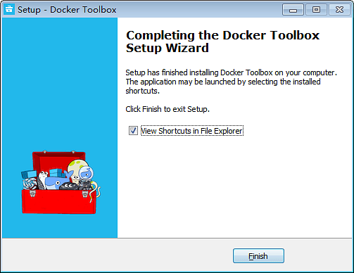 图10-1-17 安装Docker
Toolbox完成