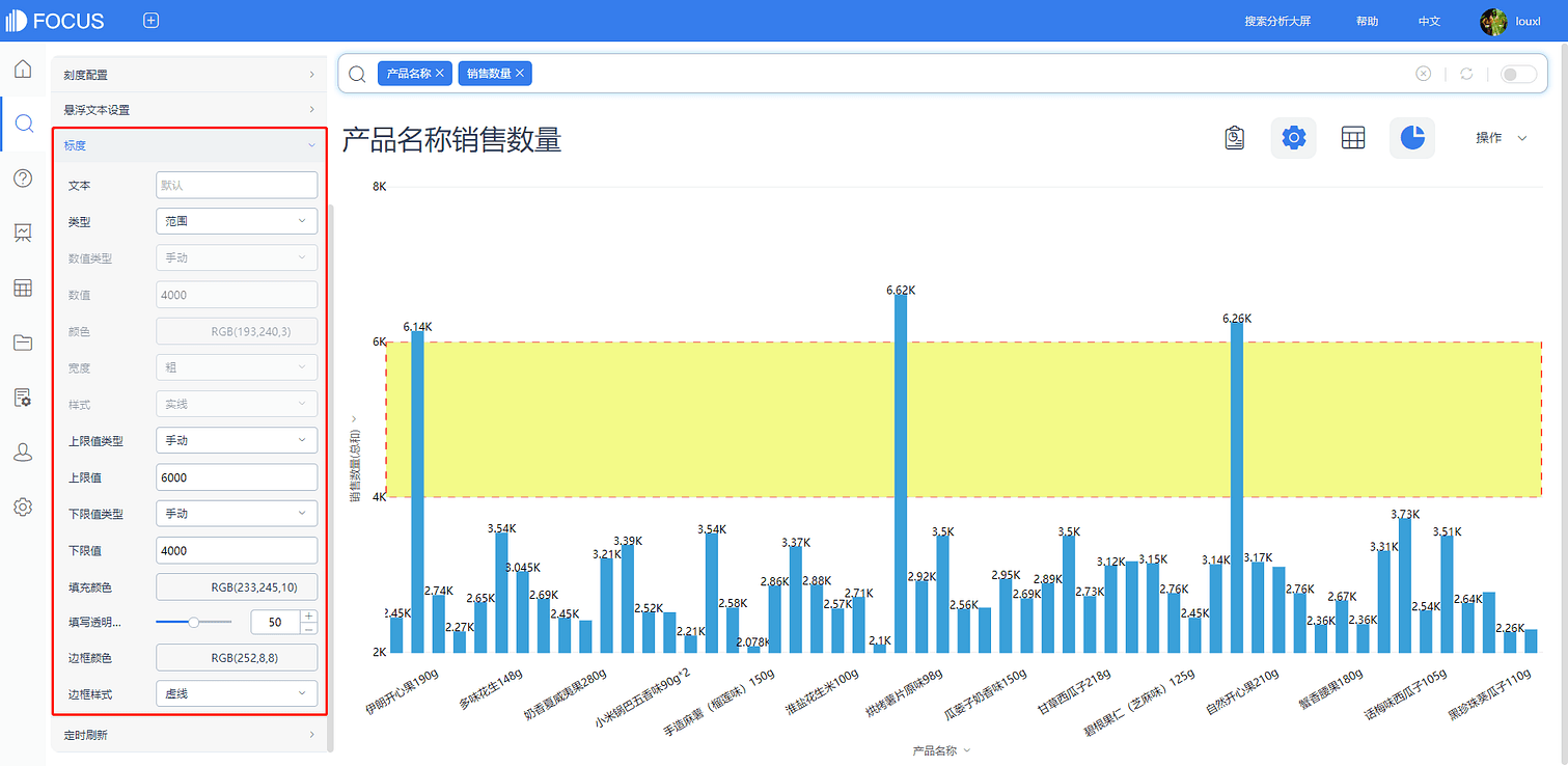 《产品手册 V5.0.2》
柱状图-标度配置