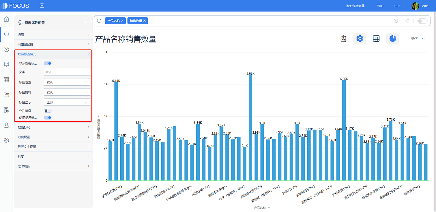 《产品手册 V5.0.2》
柱状图-数据标签格式