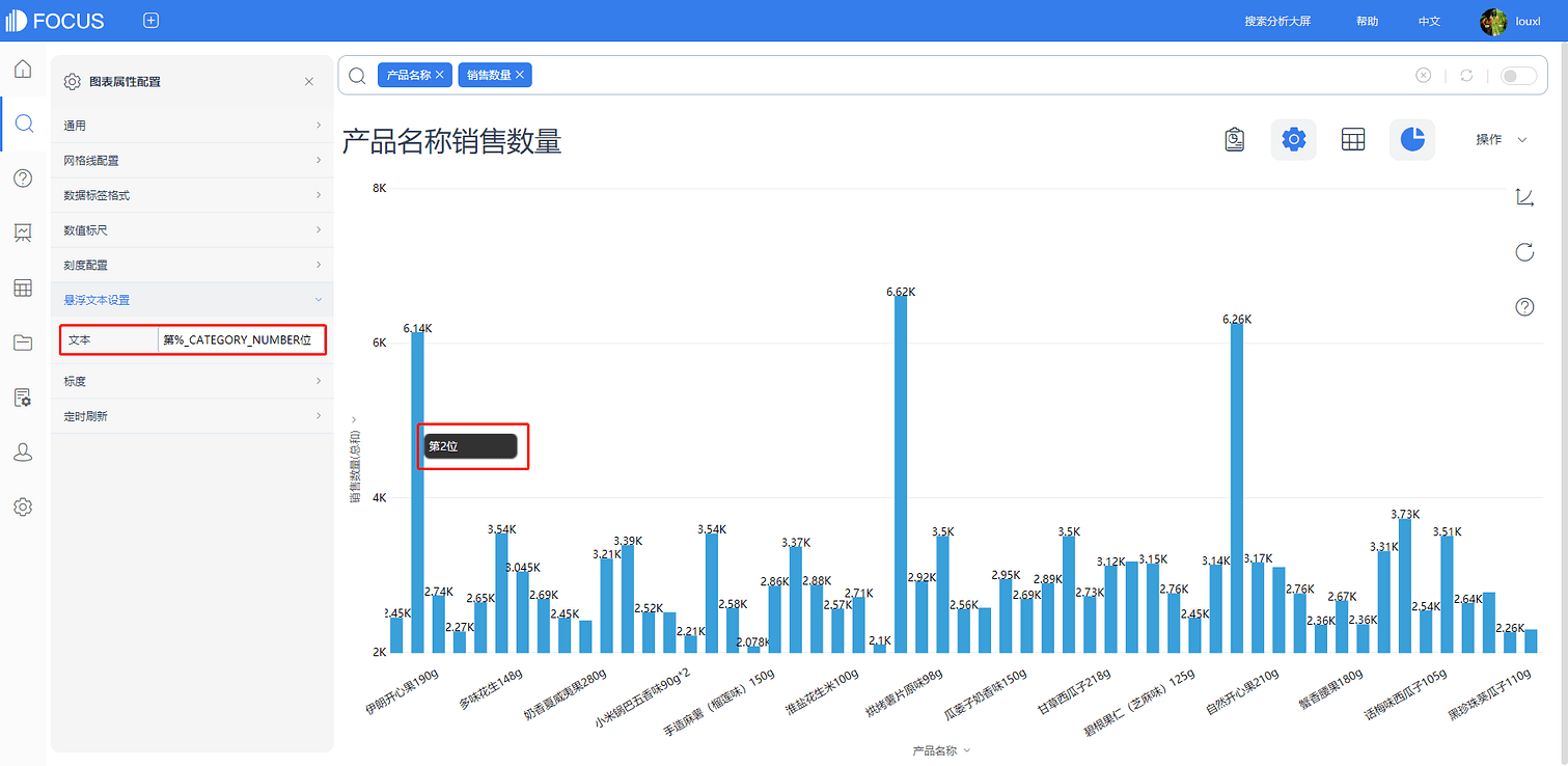 《产品手册 V5.0.2》
柱状图-悬浮文本设置