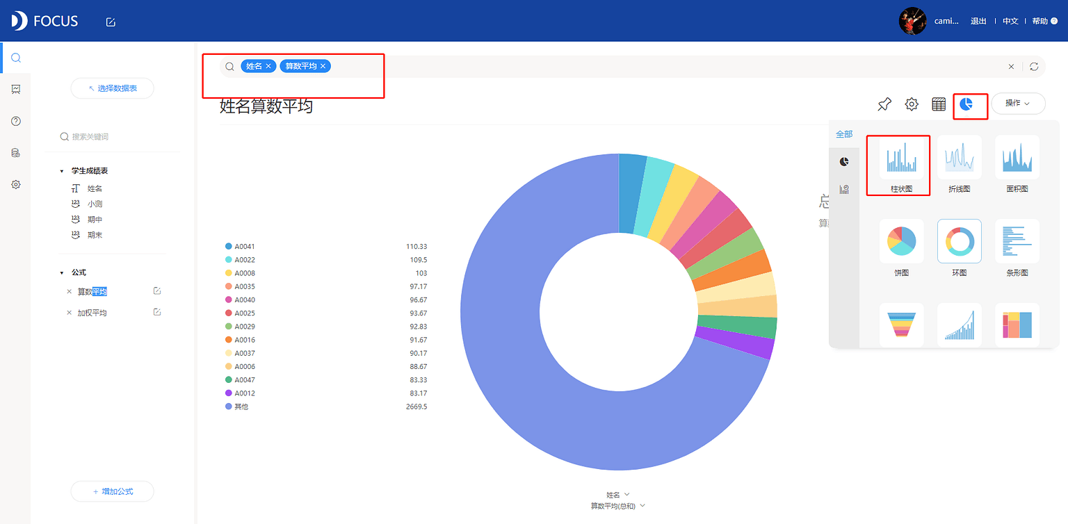 图7-2-4
基础算数平均视图创建